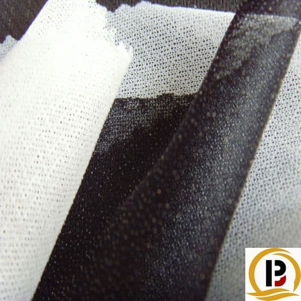 circular knitted woven fusible interlining